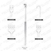 هوک چهار شاخ تیز J-19-059 surgicon 16cm