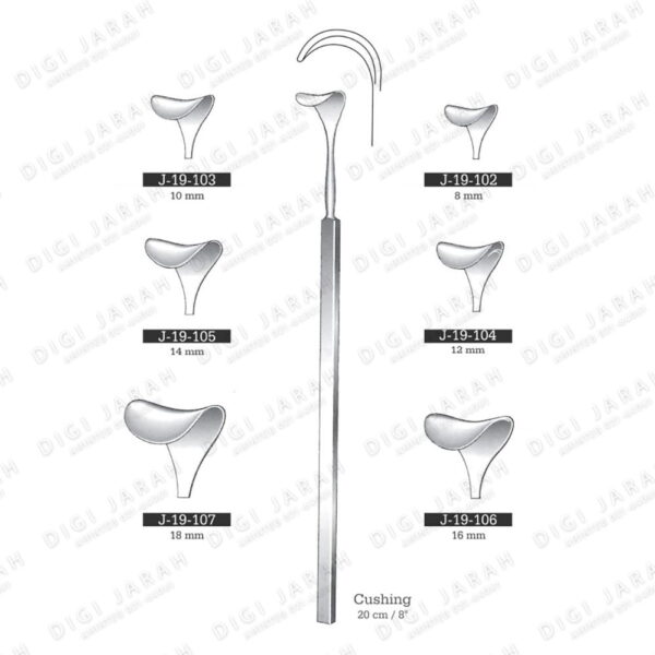 اکارتور کوشینگ J-19-103 surgicon 20cm 10MM