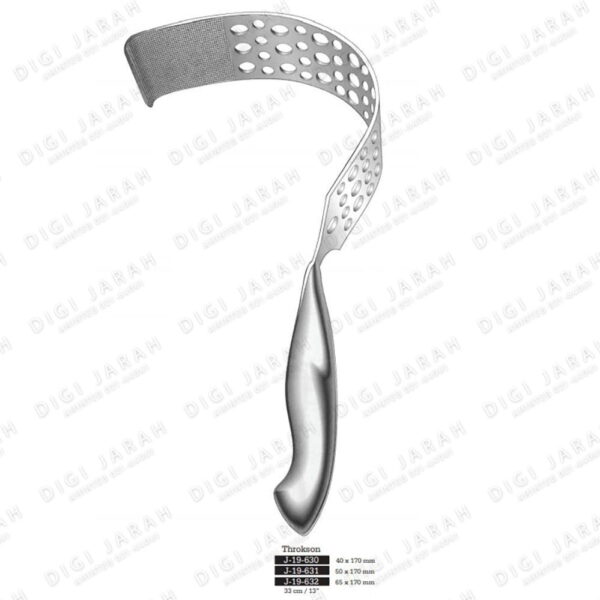 اکارتور تروکسون سوراخدار J-19-632 surgicon 33cm 65*170MM
