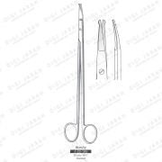 قیچی پوستی کرو بلانت J-22-185 surgicon 22cm