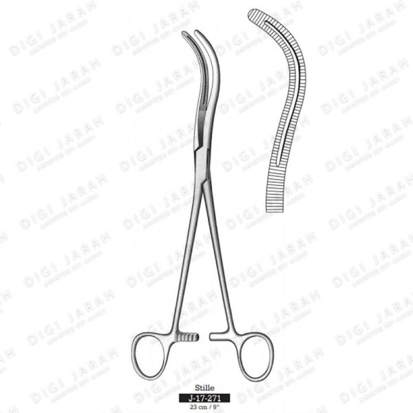 پدیکل شیار دار J-17-271 surgicon 23cm