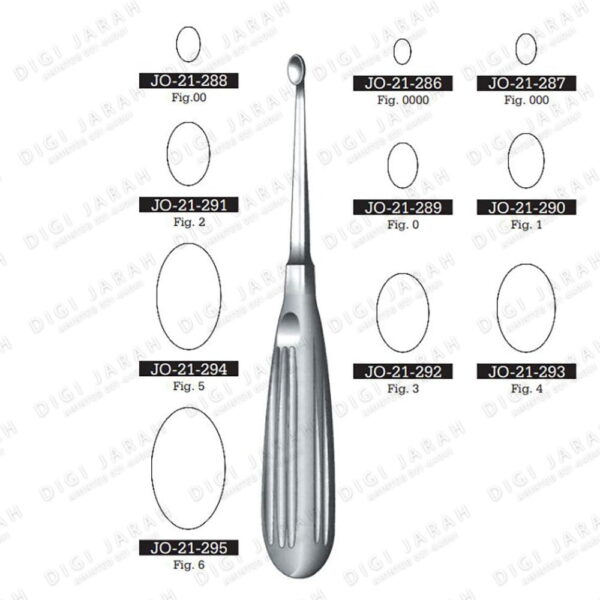 کورت استخوان دسته فلزی JO-21-308 surgicon