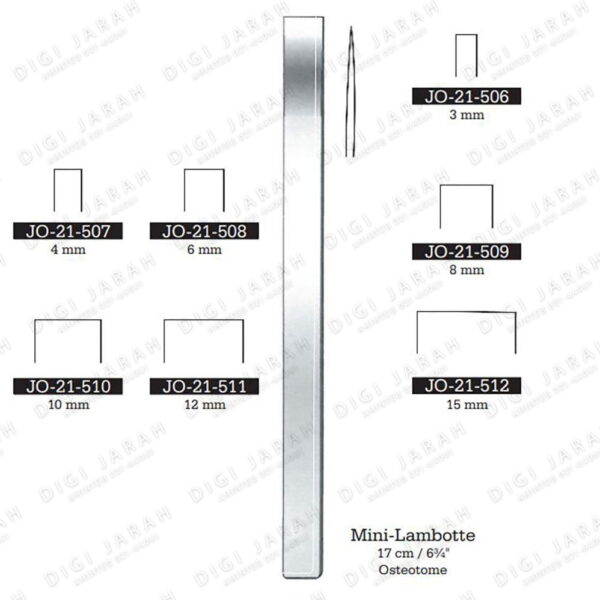 استوتوم ENT تخت JO-21-512 surgicon 17cm 15mm