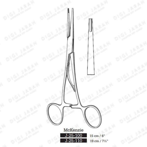 کلیپس اپلایر راست J-25-100 surgicon 15cm