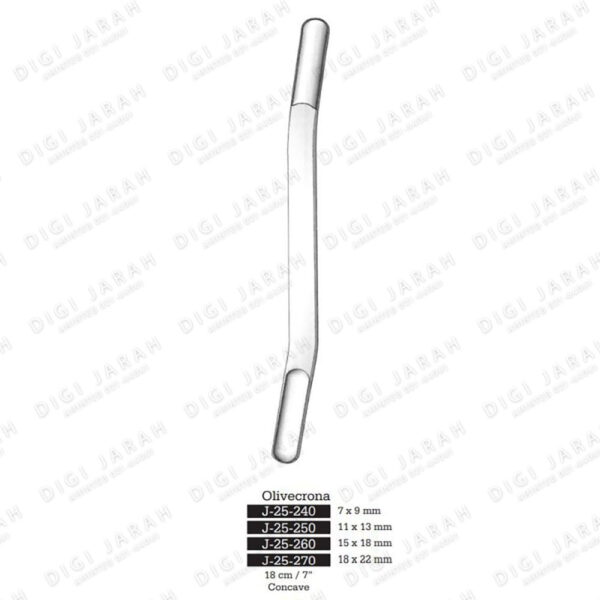 اولیوکرونا مغزی J-25-250 surgicon 18CM 11*13.MM