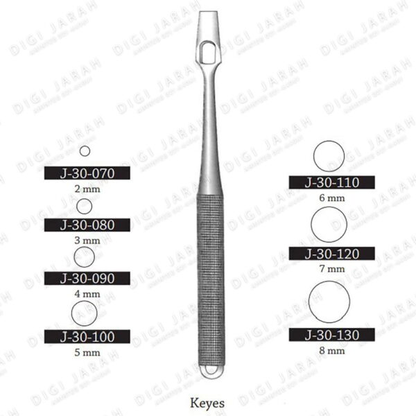 پانچ پوستی J-30-080 surgicon 3mm