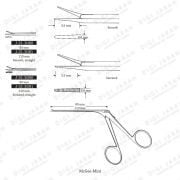 پنس کروکودیل گوش J-31-3081 surgicon