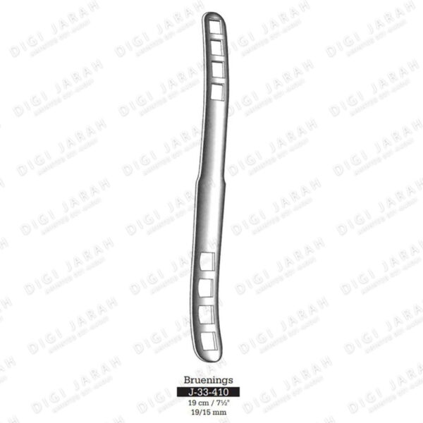 آبسلانگ فلزی سوراخ دار J-33-410 surgicon 19CM