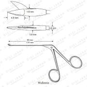 قیچی گوش تیوبلار -بلوچی  J-31-3450 surgicon