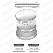 دیش قرص فرمول گرد JH-1062-65B surgicon B