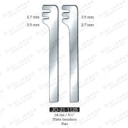 پلاک خم کن (یک جفت) JO-21-1125 surgicon 2.7/3.4mm 14cm
