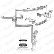 دیویس گگ اطفال سه تیغه شیار دار J-33-200S surgicon